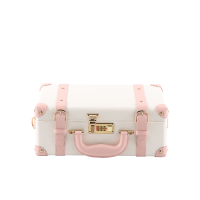 Vintage Style PU Leather Storage Trunk with PU Leather Straps
