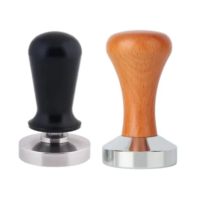 New Arrivals 2025 High Quality Coffee Grinding Accessories Stainless Steel Coffee Tamper with Custom logo - 51mm 53mm 58mm