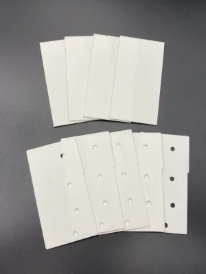 Kuliwei Factory Customized Solid Ceramic Isolation Sheet High Thermal Stability Ceramic Spacer With Holes