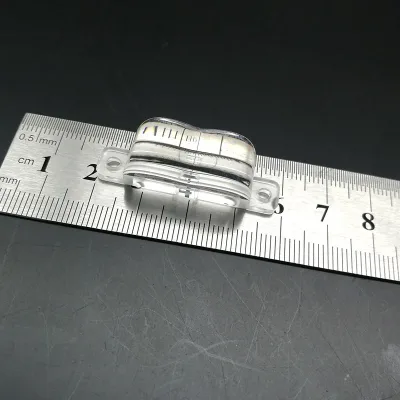 New Design Rectangle PMMA Street Light Lamp Lens 39*15*10.6mm Coating None Made in Mainland China for Lighting Accessories
