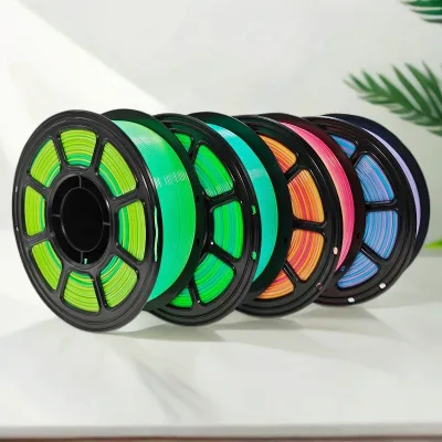Colorzone 3D PETG Filament 1.75mm High Flow Newbie Friendly Compatible with Most FDM Decorative Model Printing 1kg