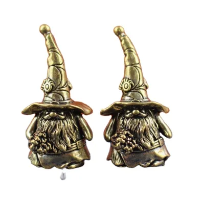 Brass Wizard Ornaments Retro Metal Crafts Desktop Decoration