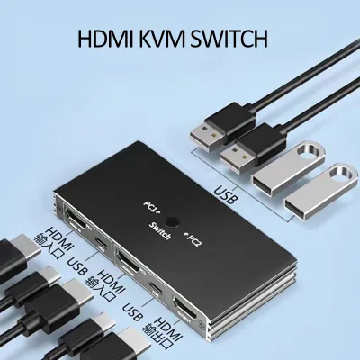 2025 NEW HDMI 2.0 KVM Switch 4k 60hz