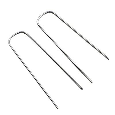 High Quality Eco-Friendly Galvanized Steel Metal Garden Supplies Ground Lawn Fence Tent Staples Anchors Stakes Pegs Pins Spikes