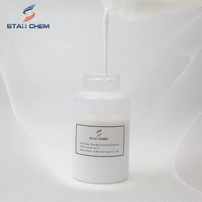 Industrial Grade Polydimethylsiloxane Emulsion Waterproof Softening Agent for Fabric Rubber EVA Foam Release Agent