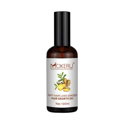 Custom Private Label Herbal Hair Growth Oil Serum for African Hair with Ginger Essential Oils for Hair Growth