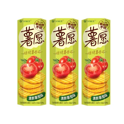 Wholesale Popular Exotic Snacks Non-fried Multi-flavor Potato Chips 104g
