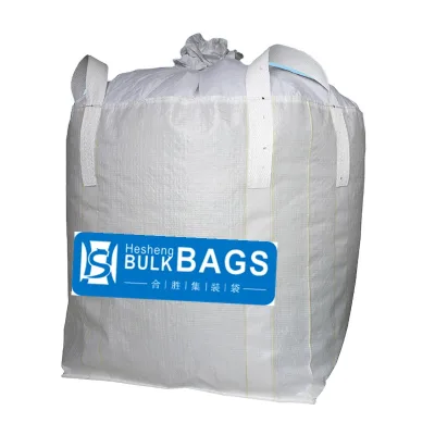 Large Capacity Ton Bag for Plastic Scrap Recycling Waste Management Durable PP Woven Fabric 1500kg Load Bulk Container