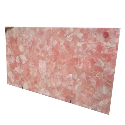 Natural Translucent Pink Onyx Marble Stone Slab Prices for Wall