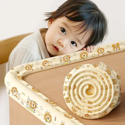Printed L Shape Baby Corner Protector Soft Anti Collision Edge Guard CE CPC Certified Safety Strip