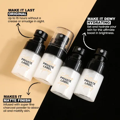 Waterproof Lasting Fix Makeup Setting Spray Refreshing Moisturizing Makeup Setting Spray With SPF