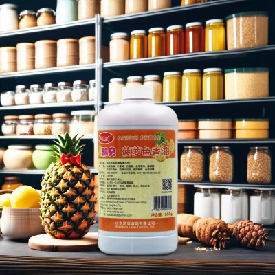 Hot Selling 650g Orange Pineapple Flavored Food Coloring Liquid Halal Fragrance Fruit Essence Bakery Decoration Cake Ice Cream