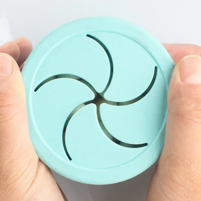 No Spill Sippy Cup Eco Friendly Healthy Snack Silicone Baby Cup