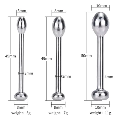 Kinky BDSM Restraint Sexy Toy Urethral Dilator Fetish Penis Plug for Urethra Pleasure Fetish