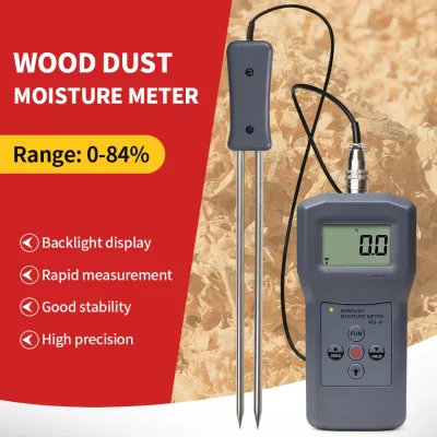 MS-GMS-W Digital Portable Wood Sawdust/Grain Moisture Detector & Humidity Analyzer Bamboo Powder Barley Soybeans Corn Oats