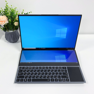 Laptop Computer Double 16" +14" Cheap Laptop Price 91.6X69mm Touchpad Laptops Brand New