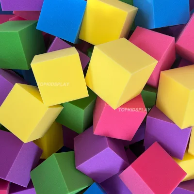 Safe Foam Pit Blocks for Amusement Parks, Trampoline Parks, Gymnastics Centers, and Adventure Playgrounds