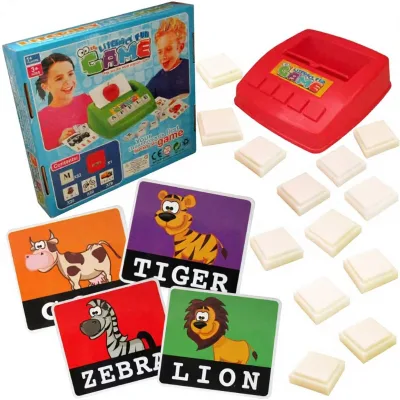 Children's Card Customization 300g Coated Paper Cartoon Animals Design 3+ Years Intellectual Enlightenment Family Cards