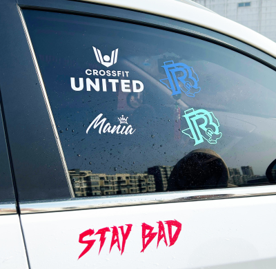 Factory Price Strong Adhesive Vinyl Die Cut Logo Car Decals Removable Decorative Stickers for Car Promotion