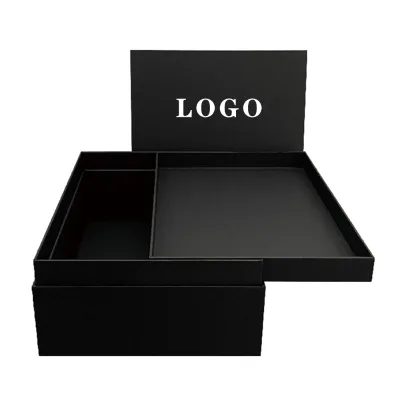 Wholesale Custom Logo Luxury Storage Rigid Cardboard Magnetic Gift Necklaces Packaging Box With Eva Foam Insert