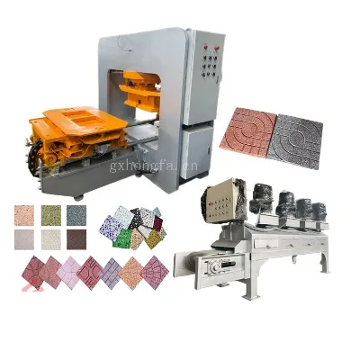 Terrazzo Tile Machine Automatic Mazak Tiles Floor Tiles Making Machine