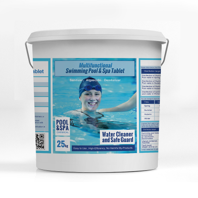 Clean the Dirt From the Pool 10% Chlorine Tablet Chemical for Swimming Pool