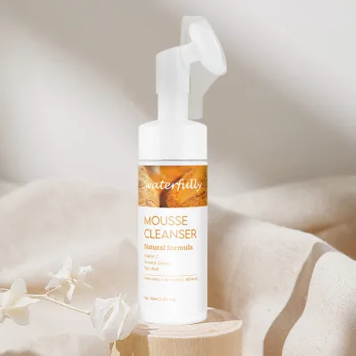 Private Label Facial Cleanser (new) Whitening Deep Cleaning Organic Foam Turmeric Vitamin C and Kojic Acid Facial Cleanser