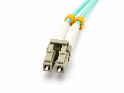 LC/UPC to LC/UPC OM3 Multimode 50/125um Duplex Fiber Optic Patch Cord for Data Center FTTH Network