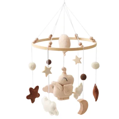 Fashionable Design Baby Mobile Girl Nursery Mobiles Butterfly Moon Clouds Animal Mobile For Baby