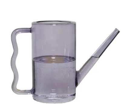 Wholesale Customized Unique Design Spray Color Glass Garden Watering Can for Indoor Plant