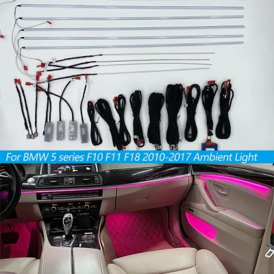 CIC NBT System for BMW 5 Series F10 F11 F18 2010-2017 Ambient Light Refit ThroughThe Original Factory of the Central Control