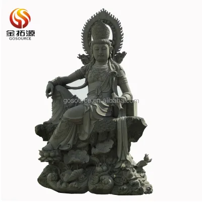 Temple Female Buddha Kuan Yin Statue