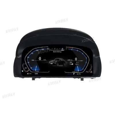 Car LCD Digital Cluster For BMW X1 E84 2009-2015 Stereo Virtual Speedometers Dashboard Player LINUX System LHD RHD