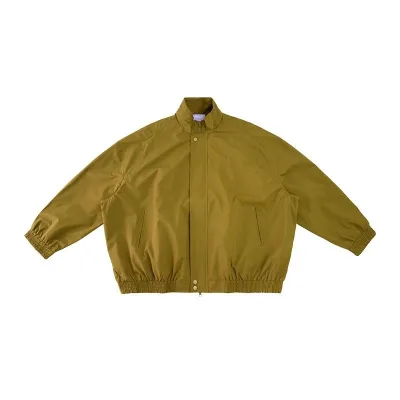 Men's Plus Size Casual Outdoor Sportswear Breathable Nylon Windbreaker Jacket Zipper Closure Cool Style Waterproof for Summer