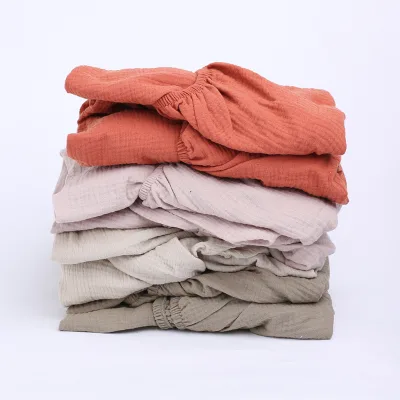 2 Layers Muslin Cotton Baby Crib Sheet Cover Baby Bedding Sheet Bed Cover Sheet