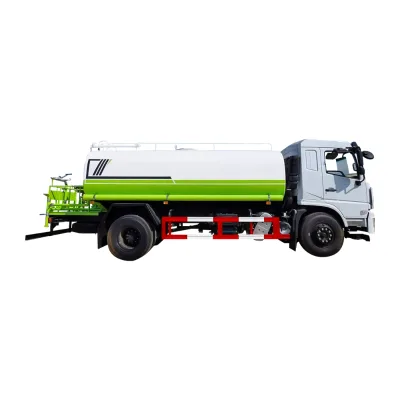 New 15000-Liter Manual Diesel Fuel Water Tank Truck 4x2 Drive Wheel Steel Stainless Steel Ground Sprinkler Water Sprayer
