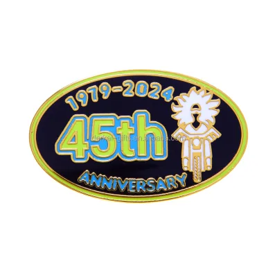 Factory-Price Custom Badge Pin Gold Plating Soft Enamel Medal UV Printing Technique Premium Quality Lapel Pin Souvenir Gift