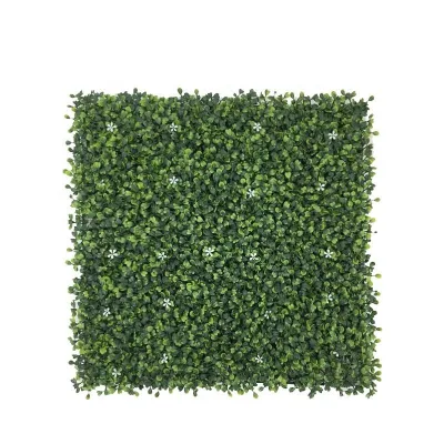 50*50cm Plastic UV Resistant Eco-Friendly Long Lifetime Birthday Home Outdoor Vertical Green Hanging Milan Artificial Grass Wall
