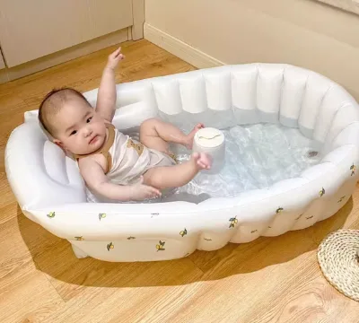 High Quality PVC Inflatable Baby Spa Bath Pool Home Use Backyard Outdoor Swimming Foldable Design for Younger Kids
