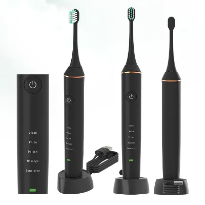 Direct Factory Sale New Smart Timing Waterproof Rechargeable Electric Toothbrush for Baby for Children Medium Bristle Type