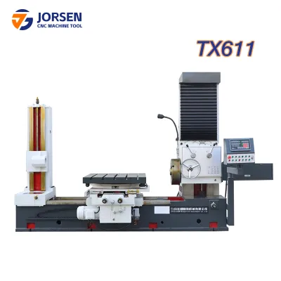Professional Manual 3-Axis Horizontal Boring Machine TX611 Motor 3000KG Load Capacity High Accuracy High Productivity