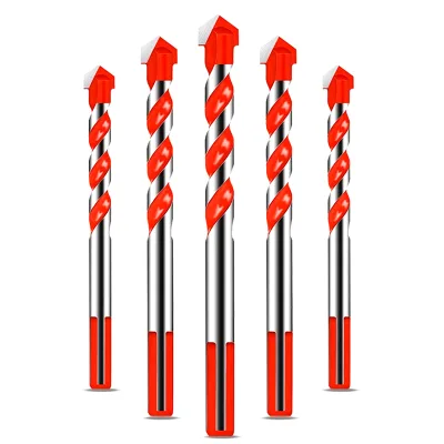 Factory 3-12mm Twist Drill Bit Multifunctional Drill Bits for Ceramic Tile Concrete Brick Metal Stainless Steel Wood