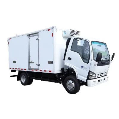 2025 Hot Sale Used ISUZU Refrigerator Van Truck for Meat and Fish Low Price