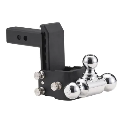 Adjustable Trailer Hitch Ball Mount Fits 2.5 Truck Tow Hitch Receiver