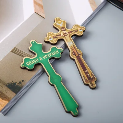 Cheap Wooden Religious Cross Religious Ornaments Wooden Crosses for Crafts Ornament