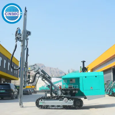 Diesel Engine Powered DTH Hammer Drilling Rig 40m Depth 90-165mm Borehole Diameter Easy to Operate