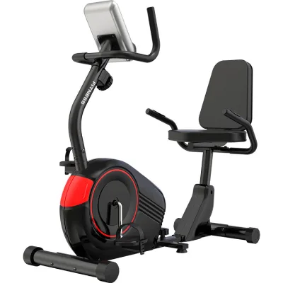 Unisex Indoor Home Fitness Equipment Multi-Function Horizontal Adjustable Magnetron for Bicycle Steel Material Non-Foldable