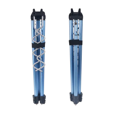 Portable Folding Fishing Tripod Aluminum Alloy Telescopic Adjustable Fishing Holder Stand for Fishing Rod