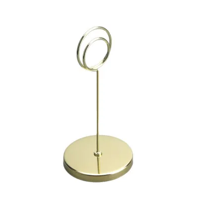 Custom Black Metal Heart Shaped Simple Elegant Eco-Friendly Seat Table Number Holder Stand for Wedding Parties Events Hotels