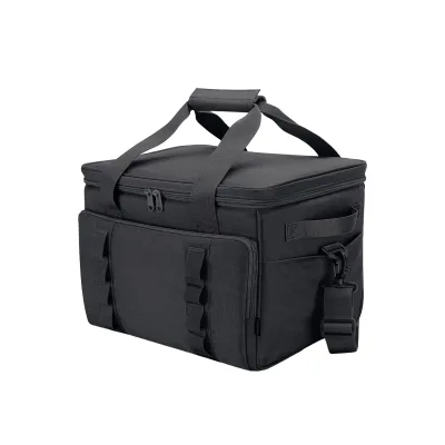 Portable Insulated Cooler Tote Bag, Multi-compartment Thermal Storage Bag, Leakproof Ice Bag for Outdoor Camping